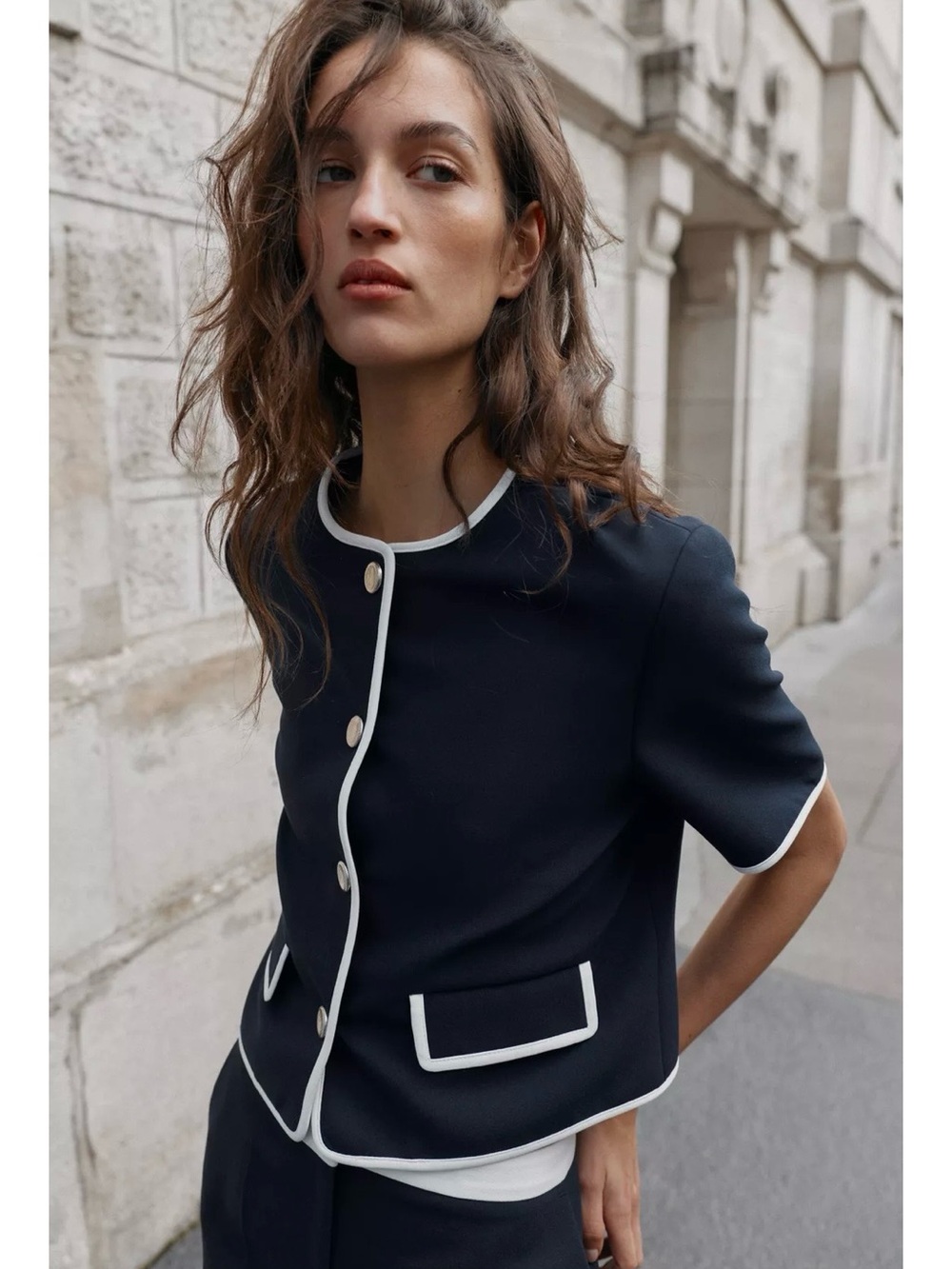 Zara Short Sleeve Blazer